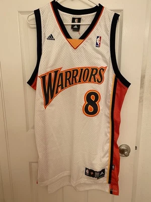 New Monta Ellis #8 Golden State Warriors Autographed Adidas XL Jersey NWT - Image 1 of 4