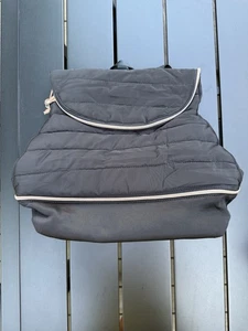 Stella & Dot ‘Crush It’ Backpack Bag Quilted Black Rose Gold Large - Picture 1 of 10
