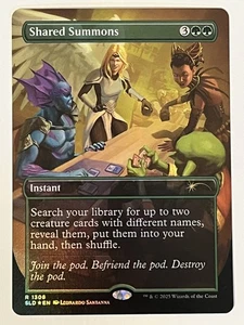 Shared Summons (Rainbow Foil) Secret Lair Drop Series Foil MTG NM - Picture 1 of 2