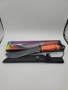 Frost 15”Quicksilver Skinner Knife/ Machete orange handle NIB - Picture 1 of 14