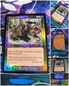 MTG Dregs of Sorrow 🇬🇧 Nm Rare Foil 7th Edition Magic The Gathering OG Card - Bild 1 von 5
