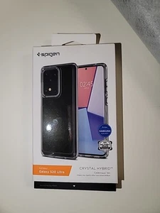 Samsung Galaxy S20 Ultra Crystal Hybrid Spigen Case - Picture 1 of 2