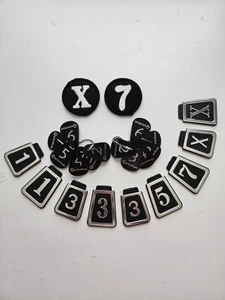 Lote de 23 fundas para cabezas de golf Taylor Made etiquetas y parches de plástico con números - Imagen 1 de 6