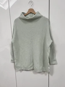 Free People Ottoman Slouchy Tunic Jumper. Iced Sage - Green. XS. RRP £158. - Picture 1 of 4