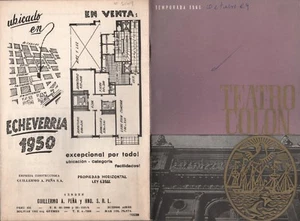 ESMERALDA AGOGLIA & JOSE A. NEGLIA - Original Teatro Colon Program - 1961 - Picture 1 of 8
