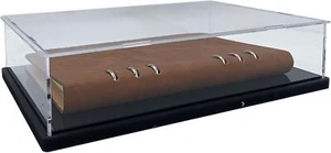 Book Display Case,Acrylic Case,Stamp or Coin 10.6x7.78x2.36, Clear  - Picture 1 of 6