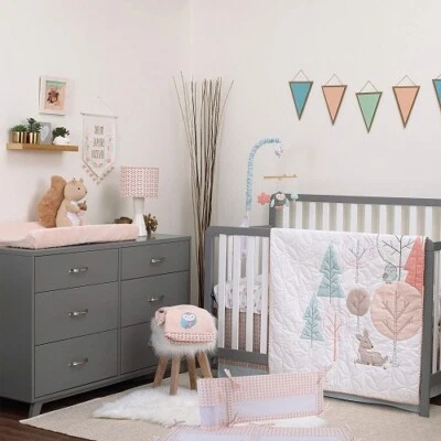 Juego de ropa de cama para cuna Carter's Woodland Meadow de 4 piezas incluye móvil *Nuevo* Foto 1 de 4