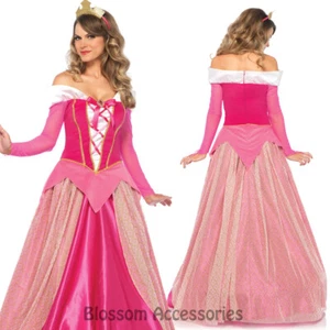 CA76 Leg Avenue Princess Aurora Sleeping Beauty Gown Ladies Party Dress Costume - Picture 1 of 4
