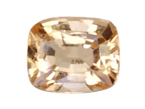 1.38 CTS YELLOW NATURAL GROSSULAR GARNET CUSHION CUT LOOSE GEMSTONES - Picture 1 of 3