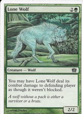 Magic the Gathering - MTG - Lone Wolf - 8th Edition