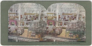 Palace of Mines & Metallurgy at 1904 St. Louis World’s Fair Ingersoll Stereoview - Picture 1 of 2