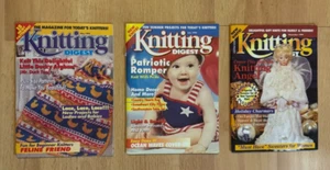 3 ~ Knitting Digest Magazines ~ May, July & Nov 1994 ~ PB G - Imagen 1 de 4
