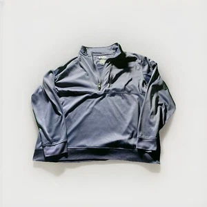 Maglione pullover Duluth Trading Alaskan Jacket Hardgear uomo XL blu 1/2 zip - Foto 1 di 11