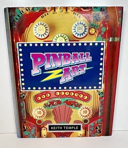 PINBALL ART book by Keith Temple Hard Cover w/ Dust Jacket HC - Picture 1 of 16