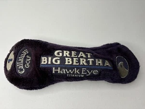 Callaway Great Big Bertha Hawk Eye Titanium #1 Driver Head Cover - A beauty - Bild 1 von 3