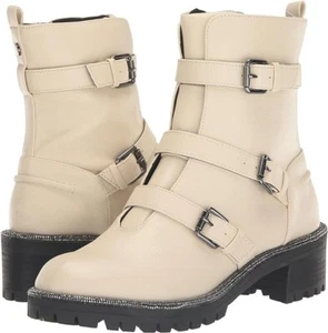 Botines Kenneth Cole Reaction para mujer Tate Biker Jewel suela beige B4HP - Imagen 1 de 15