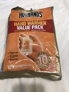 Calentadores de manos Hot Hands 10 pares paquete de valor NUEVO caduca 12/2025 calor natural - Imagen 1 de 4