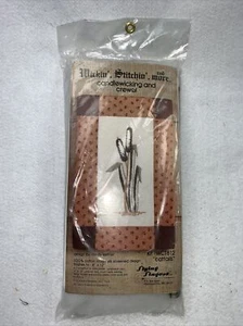 Cattails Kit Wickin Stitchin WCT812 Candlewicking and Crewel 1983 Flying Fingers - Bild 1 von 7