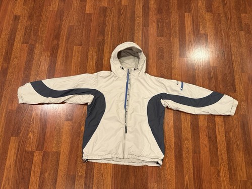 OFF WHITE Giacca Columbia Vintage Off White Grey Donna Taglia XL Uomo Taglia M