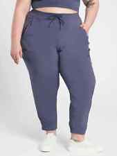 ATHLETA Venture Jogger Pants Size 4P Navy Pull On Elastic Waist Pockets #566665