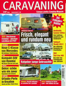 Caravaning 03/2007 Wilk S3 450 FS Supertest Sterckeman Evolution 420 CP TEST - Bild 1 von 2