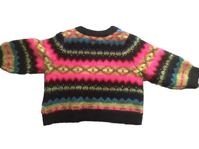 Suéter de Invierno a Rayas Isla Justa Suave Acogedor Bebé Gap Niñas Colores Brillantes 0-3 Lunes Foto 1 de 4