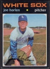 1971 Topps Baseball Card #345 Joe Horlen Chicago White Sox EX-MT+ *cc