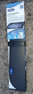 Licencia Oficial Ford Elite Negro Camión SUV Coche Parabrisas Plegable Parasoles NUEVO - Imagen 1 de 8
