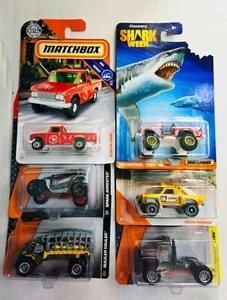 Matchbox Lot of 6 Shark Week International Scout 4x4 62 Nissan Junior More! - Picture 1 of 7