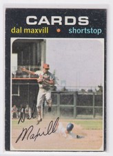 1971 TOPPS DAL MAXVILL ST. LOUIS CARDINALS #476