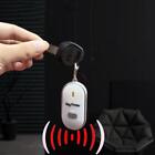 LED Anti-Lost Key Finder Locator Keychain Whistle Sound White Keyring X1 B5B9