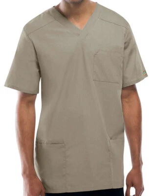 Cherokee Originals Unisex Scrub Top Style-4701 Women/Men 3-Pocket - Image 1 of 3