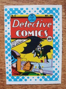 Backing Board Trading Cards #34 *GREAT MOMENTS IN: DETECTIVE COMICS #27* DC 1987