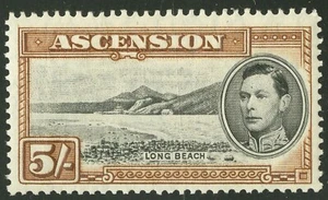 Ascension 1938-53 Scott # 48a Mint Lightly Hinged - Picture 1 of 1