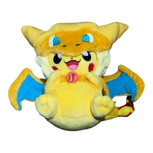 Pikachu Charizard Plush 9” Pokemon Stuffed Animal NEW - Imagen 1 de 4