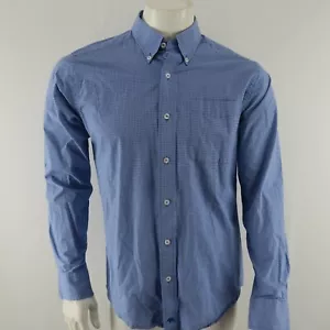 Camicia Onward Reserve sartoriale vestibilità manica lunga con bottoni uomo M blu - Foto 1 di 8