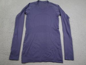 Lululemon Tank Womens 6 Purple Striped Activewear Pullover Athleisure