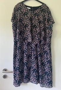 Gerry Weber Collection Festliches Kleid Dunkelblau Gepunktet Gebraucht - Bild 1 von 6