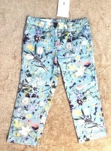 Gucci - Mädchen Flora Fane' Print auf Baumwolle Drill Honeydew - Bild 1 von 3
