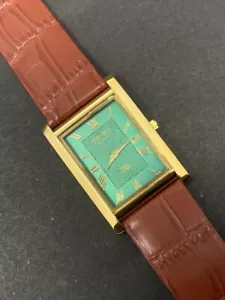 Green Gold Vintage Seiko Slim Quartz men's Wrist Watch - (FREE SHIPPING) - Picture 1 of 8