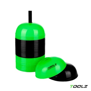TOOLZ Kegel 40er Set Markierungsscheiben Cone Marker Flachkegel aus stabilem PVC - Bild 1 von 1