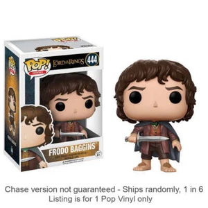 The Lord of the Rings Frodo Baggins Pop! Vinyl Action Figure Chase Ships 1 in 6 - Picture 1 of 1
