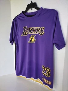 Lakers Jersey mens large Shirt Purple Lebron James 23 NBA - Picture 1 of 14