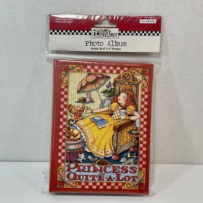 Álbum de fotos Mary Engelbreit La princesa de bastante lote fotos 4x6 2006 NUEVO Foto 1 de 3