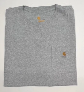 Carhartt 3XL-K87-HGY Original Fit Heavy Gray Pocket T-shirt - Picture 1 of 10