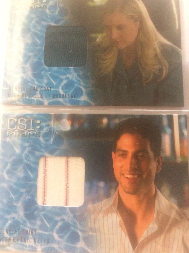 CSI: MIAMI ADAM RODRIQUEZ as ERIC DELKO SHIRT Costume Card CSI-MC2 - Image 1 of 1