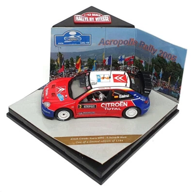 CITROEN XSARA WRC #2 RALLY ACROPOLI 2005 VELOCITÀ 43225 1/43 CARLOS SAINZ - Immagine 1 di 4