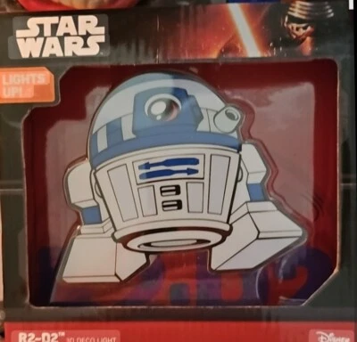 Luz decorativa 3D Disney Star Wars R2-D2 Foto 1 de 3