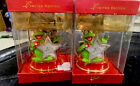 2- Lenox 2002 Macy's Parade Ornament Kermit der Frosch Frosch-Tograph Muppets NYC