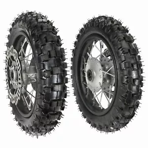 offroad 3.00-10 Front 2.50-10 Rear Tire Rim Wheel Scooter Moped CRF50 XR 50CC 70 - Picture 1 of 9